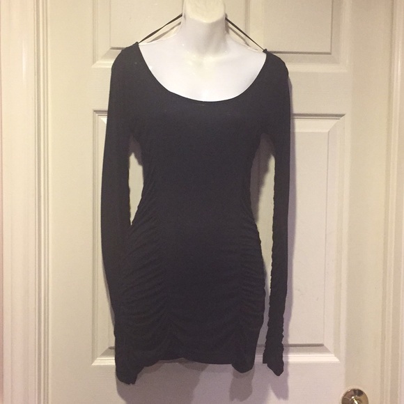 Tops - Black long sleeve tunic/mini dress 👗